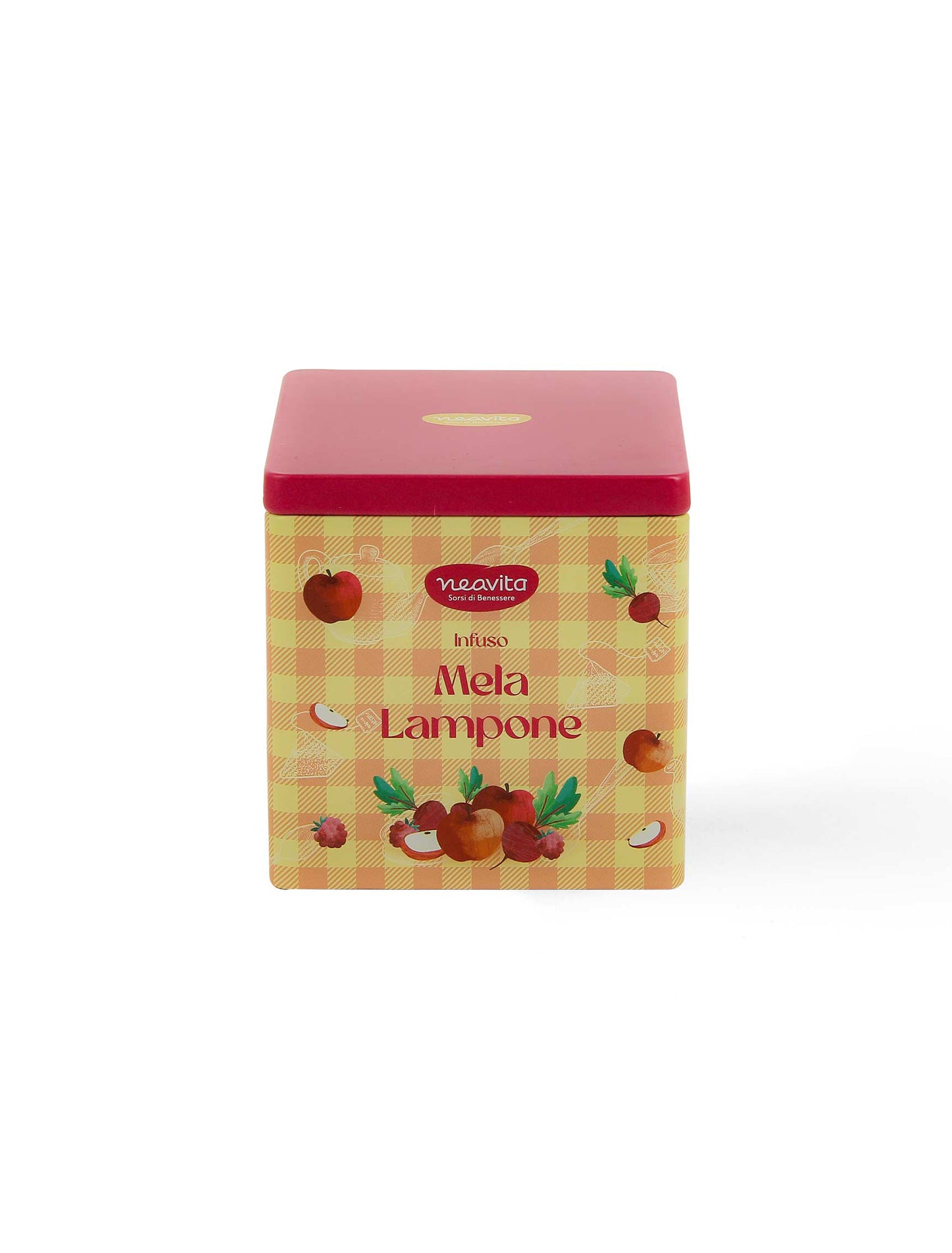 Barattolino mela e lampone Happy Fruits