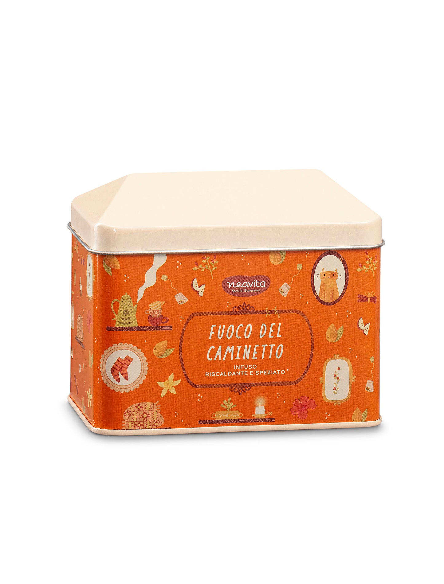 Casette di Tisana Fuoco del Caminetto