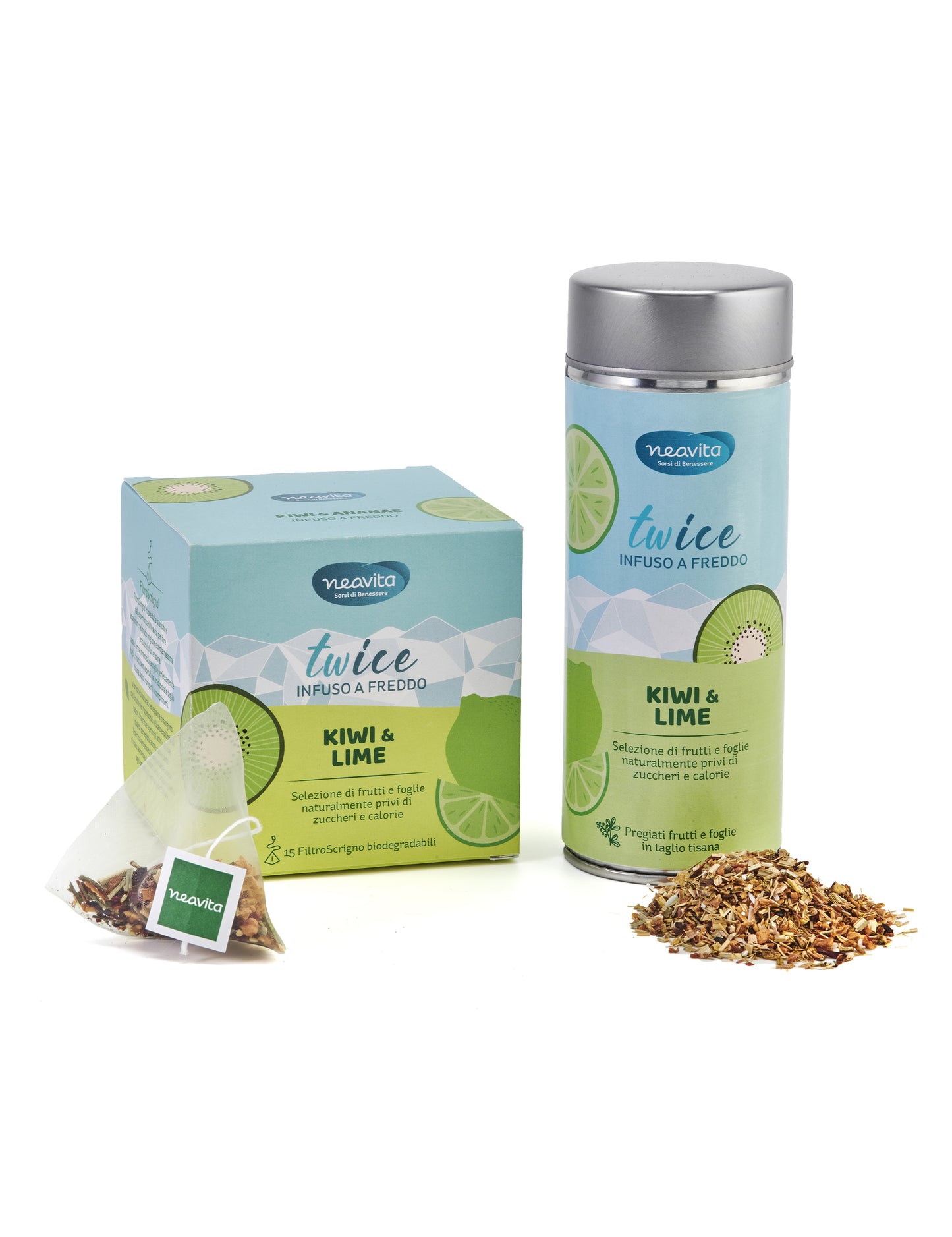 Tisana fredda Kiwi e Lime