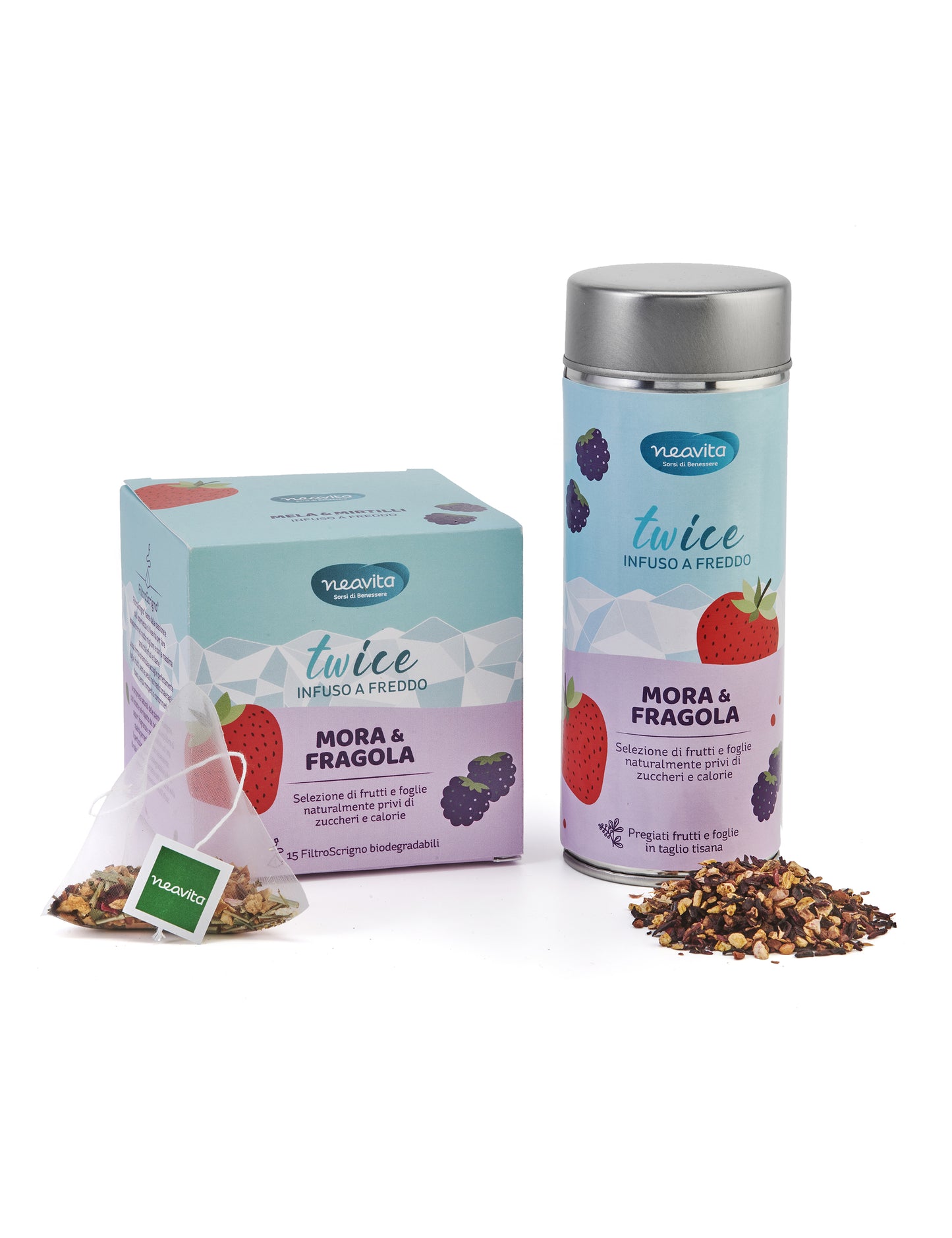 Tisana fredda Mora e Fragola