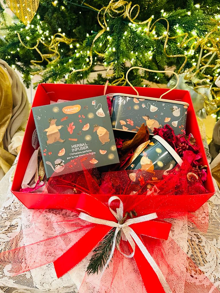 Box Cestino con tazza verde - Erboristeria Armonhie